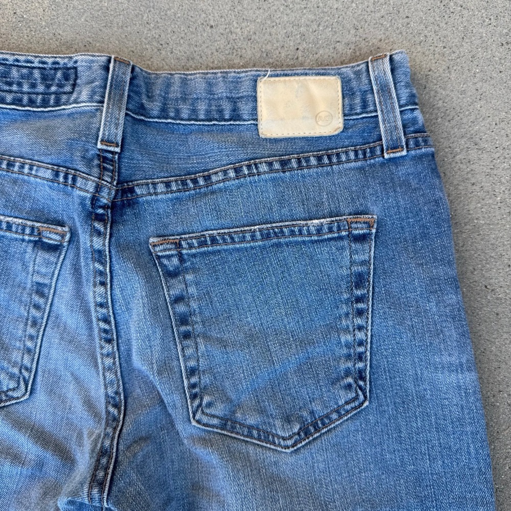 AG Adriano Goldschmied The Ex-Boyfriend Slim Distressed Blue‎ Jeans 26R - Picture 12 of 13